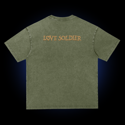 Love Soldier Insignia Tee - Green