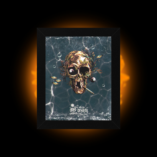 SUMMER COLLECTION - Deep Breaths Framed Poster