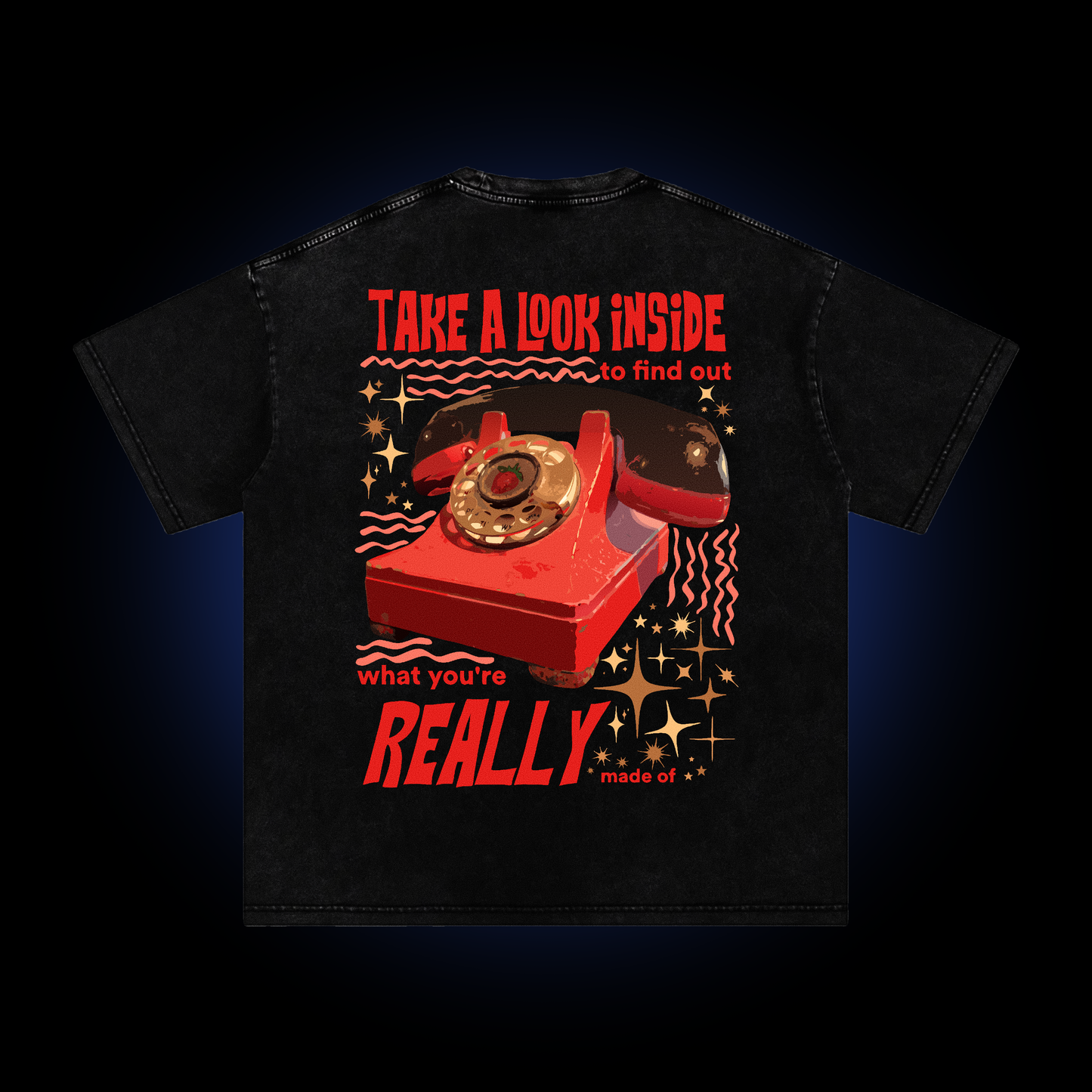 Candied Strawberries Telephone Tee